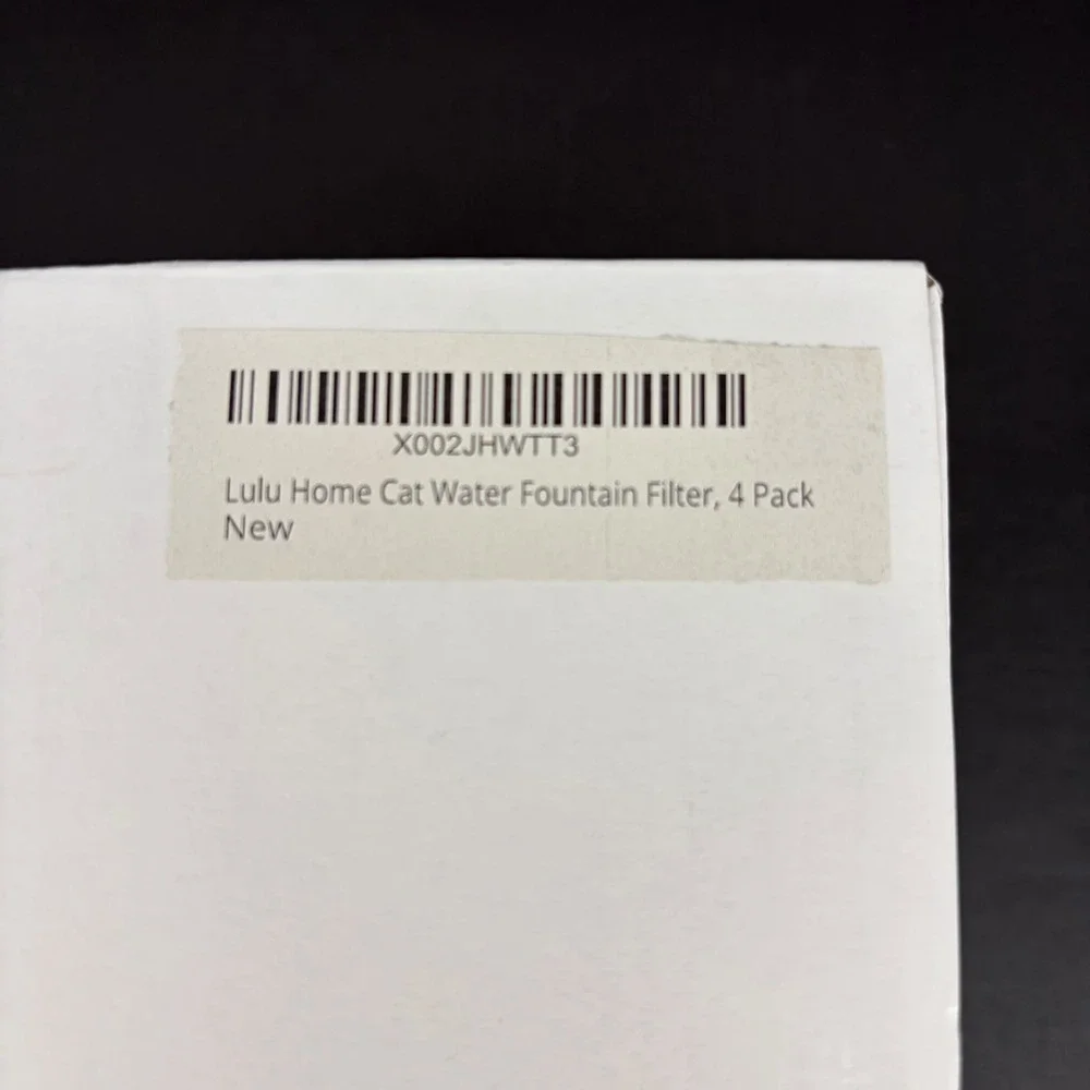 Lulu Home Cat Water Fountain Filter 2Pack Bundle White Round Replacement Filters